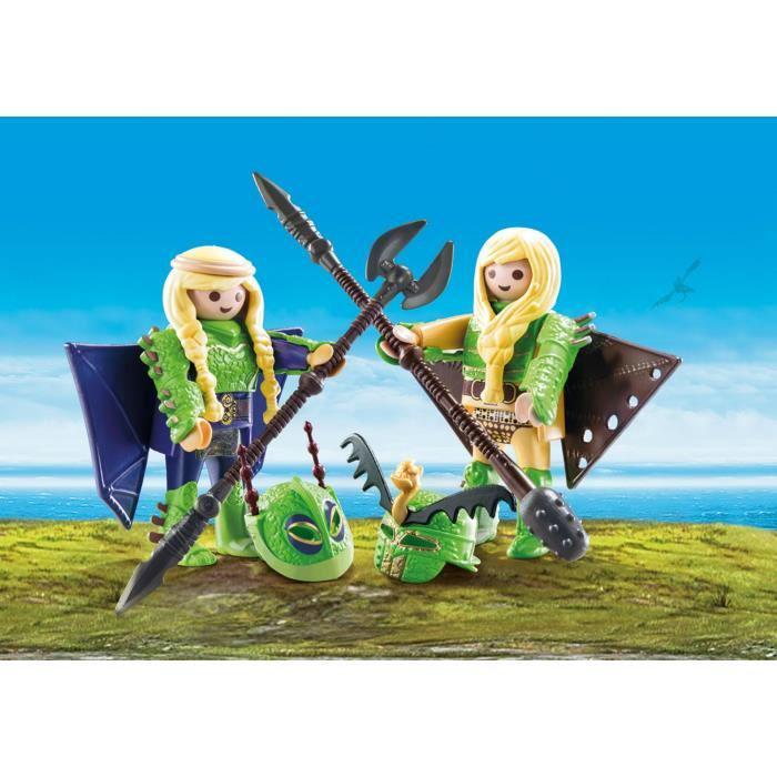 Playmobil - Dragons 3 - Kranedur and Kognedur In Flight Suit - Mixed - from 4 Years