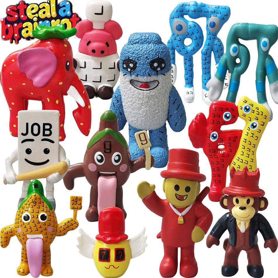 Gioco Steal A Brainrot Action Figure Giocattolo No. 67 Brainrots Sedia Brainrot Italiana Statuetta Modello da Collezione Bambola Regalo di Natale