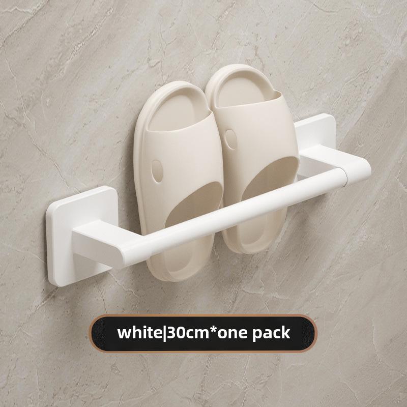 Wall-Mounted Drainable Bathroom Slipper Rack