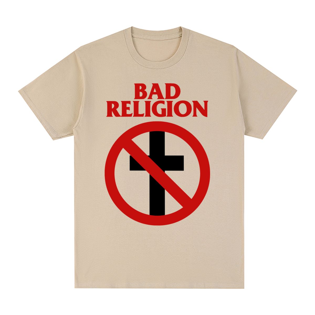 Bad Religion Vintage T-shirt Summer Casual Homme Streetwear Cotton Punk Rock American Men T Shirt New Tee Tshirt Womens Tops ... S разноцветный
