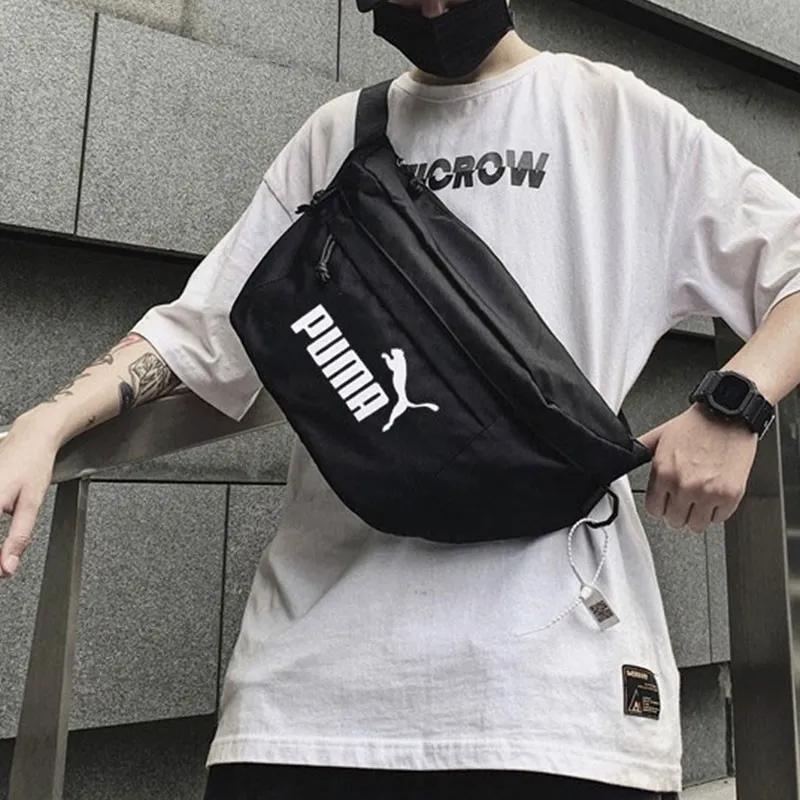 Puma Fabric Fanny Pack Regular Unisex Black (Unisex) Fanny Packs 078692 01