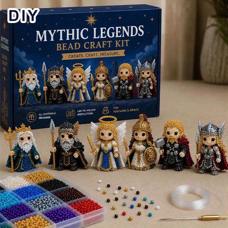 Cute 3D Beaded Animal Diy Kit Handmade Bead Weaving Kit With Instructions For Adults & Kids Perfect Gifts Home Decoration