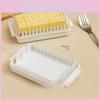 Modern Japanese Transparent Lid Butter Divider Storage Box For Cheese And Butter