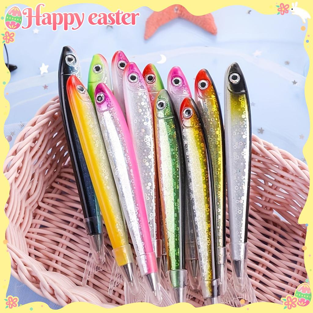 10pcs Random New Special Creative Fish Ballpoint Pen Ocean Signature for Stationery School Office Supply Writing Pen,  Weird Items,school Supplies