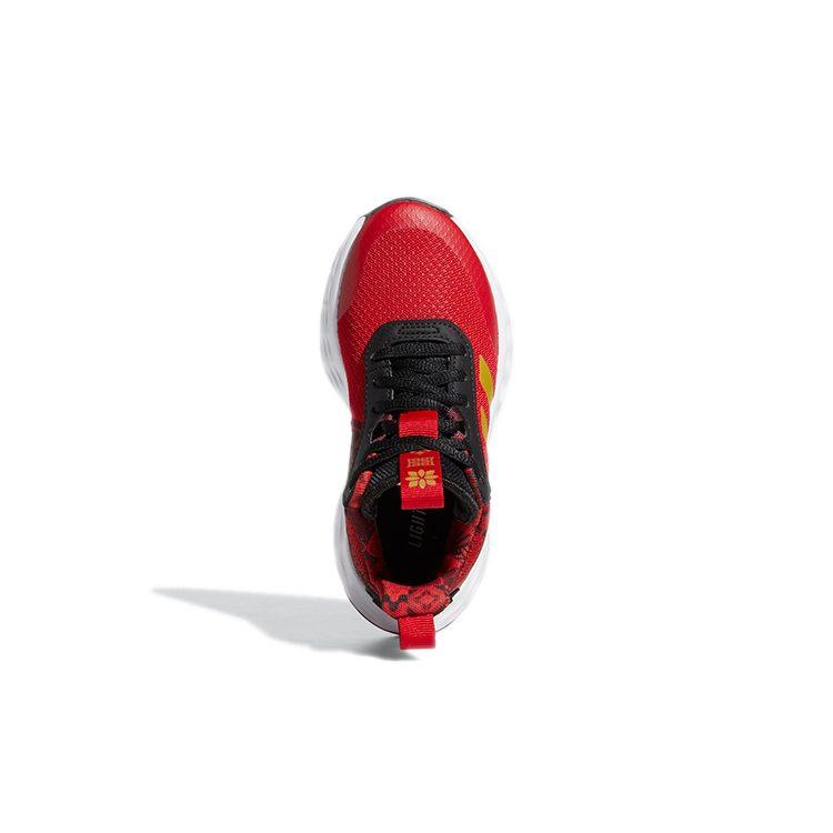 adidas OwnTheGame 2.0 Abriebfeste Mittelhohe Kinder-Basketballschuhe Rot Kinder GY0813