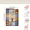 Cozy Book-Themed Flannel Throw Blanket - Soft, Warm & Versatile for Office, Camping & Travel - All-Season Gift Idea, College Style