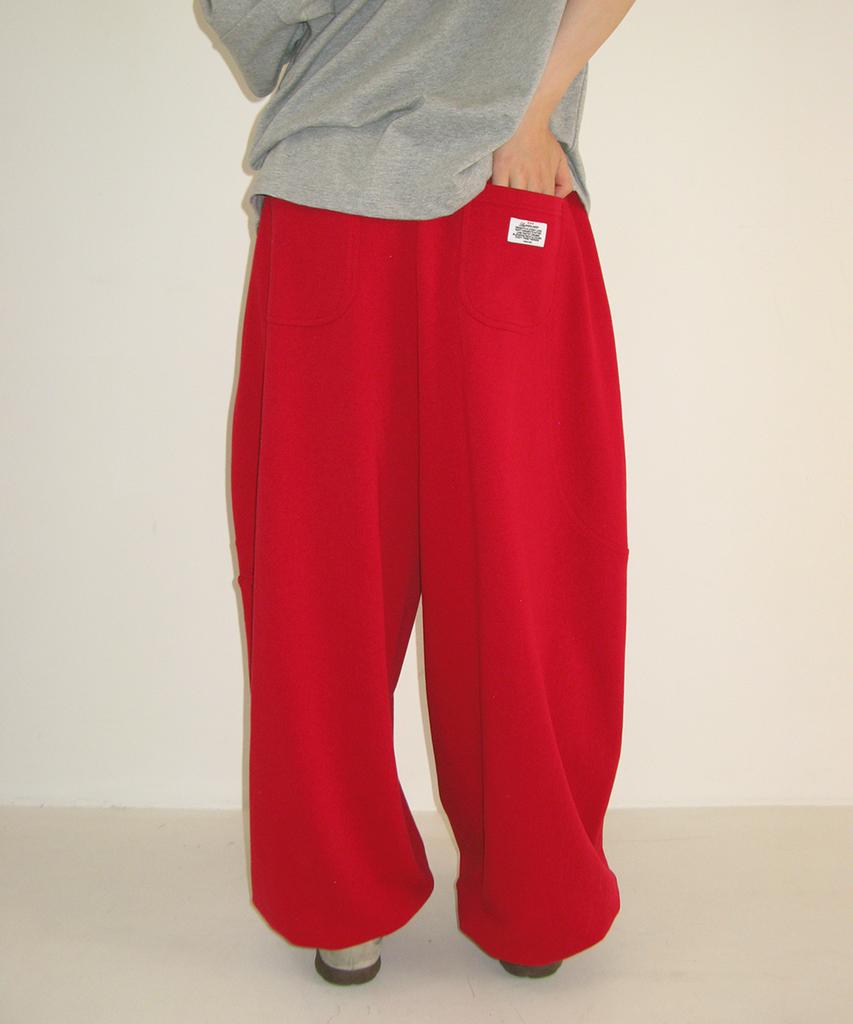 RONRON Mini Heart Balloon Jogger Pants Red