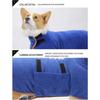 Quick Drying Dog Bathrobe Absorbent Pet Drying Coat Pet Product Dog Bath Towel  Large Small Dogs