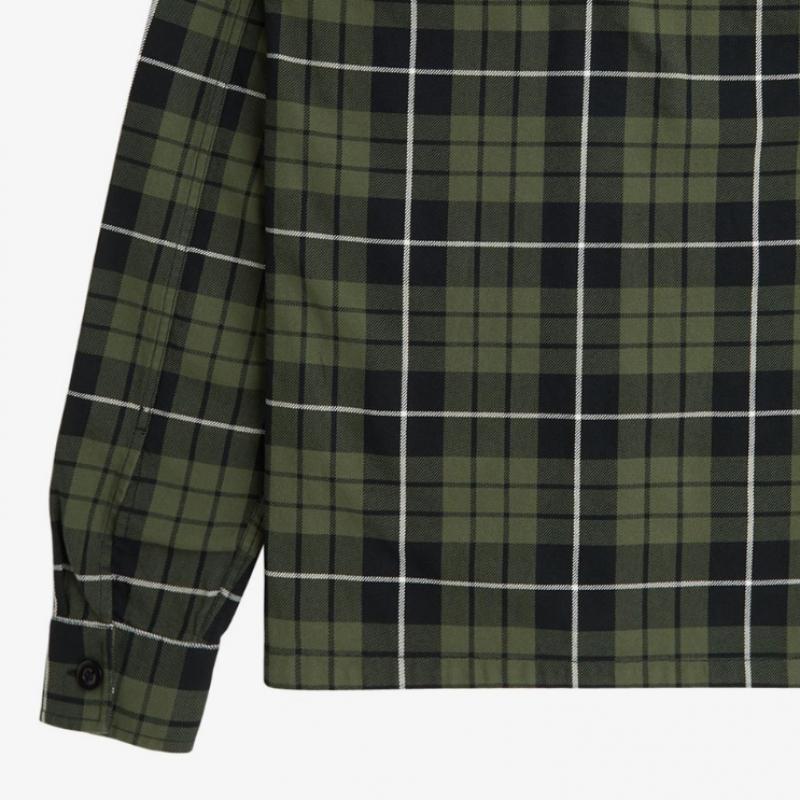 Fred Perry [genuine Headquarters] Fred Perry [sharp] Check Overshirt  W19  Afpm2438515 W19 qzgAfpm2438515 W19