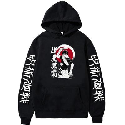 Fushiguro Toji Printed Hooded Anime Jujutsu Kaisen Sweatshirt Men Women Casual Hoodies Harajuku Unisex Comfortable