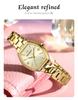 CURREN 9112 Women's Barrel Shape Waterproof Quartz Watch with Roman Numerals