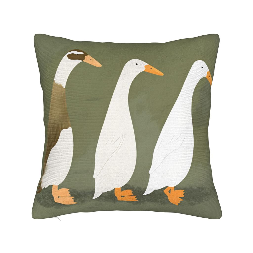 Pillow Case Indian Runner Duck Comfy Pillow Cover For Sofa Car Home Decor Fashion Pillowcases