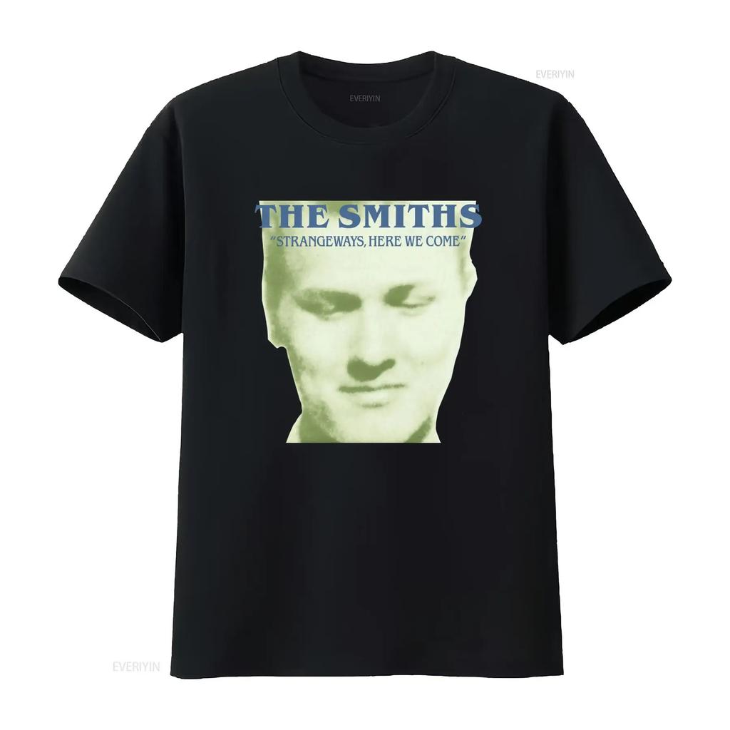 The Smiths Strangeways Here We Come T Shirt Rock Band Print Vintage Washed Streetwear Top For Everyday Wear Graphic Stylish