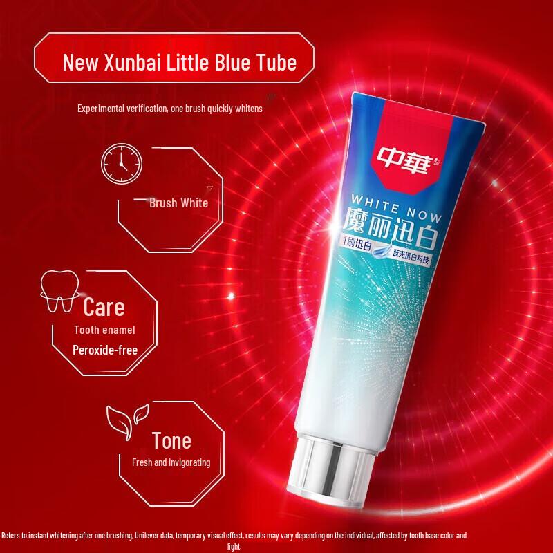 Zhonghua Magic Swift White Ice Mint Toothpaste & Toothbrush Set