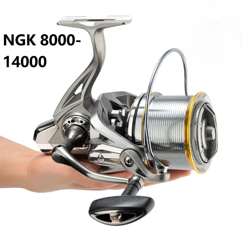 Big Spinning Fishing Reel 8000-14000 9000 10000 12000 Max Drag 20KG Sea Reel  Free Line Saltwater Freshwater Fish Pesca