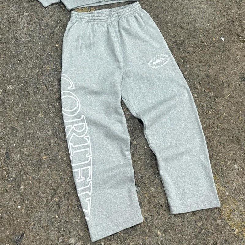Trendy American Street Style Hoodie Jacket & Loose Sweatpants Set
