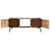 TV Cabinet 110x30x42 Cm Solid Mango Wood