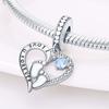 [DIY Heart Pendant Craft Kit For Mother's Day And Birthday Handmade Jewelry Making Accessories]