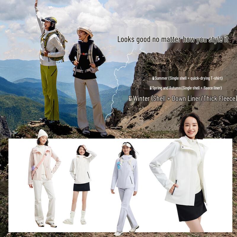 MOLY VIVI Women's Outdoor Windbreaker Jacket