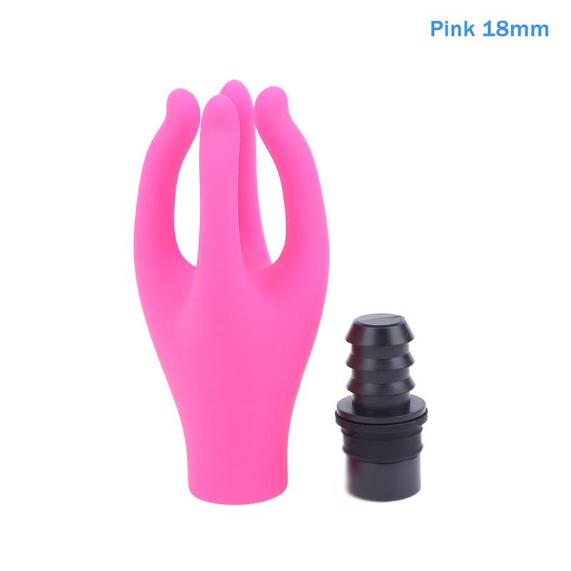 3 Sizes Fascia Massager Head Massage Gun Heads With 4 Fingers Artificial Hand Silicone Head Washable Massage