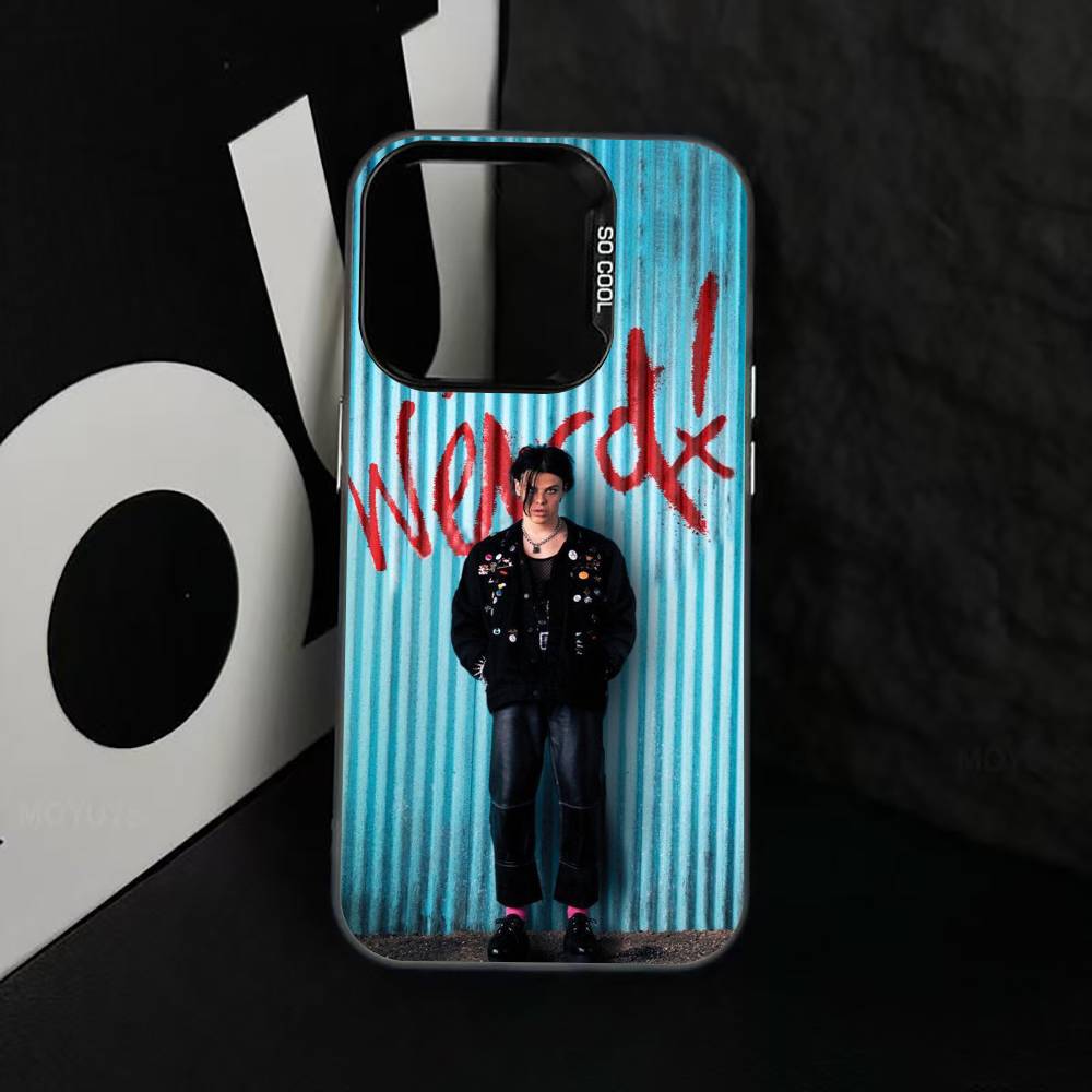 S-Singer Y-Yungblud Phone Case For iPhone 17,16,15,14,13,12,11 Plus,Pro Max,XS,Colorful Silver Phone Case Funda Cover