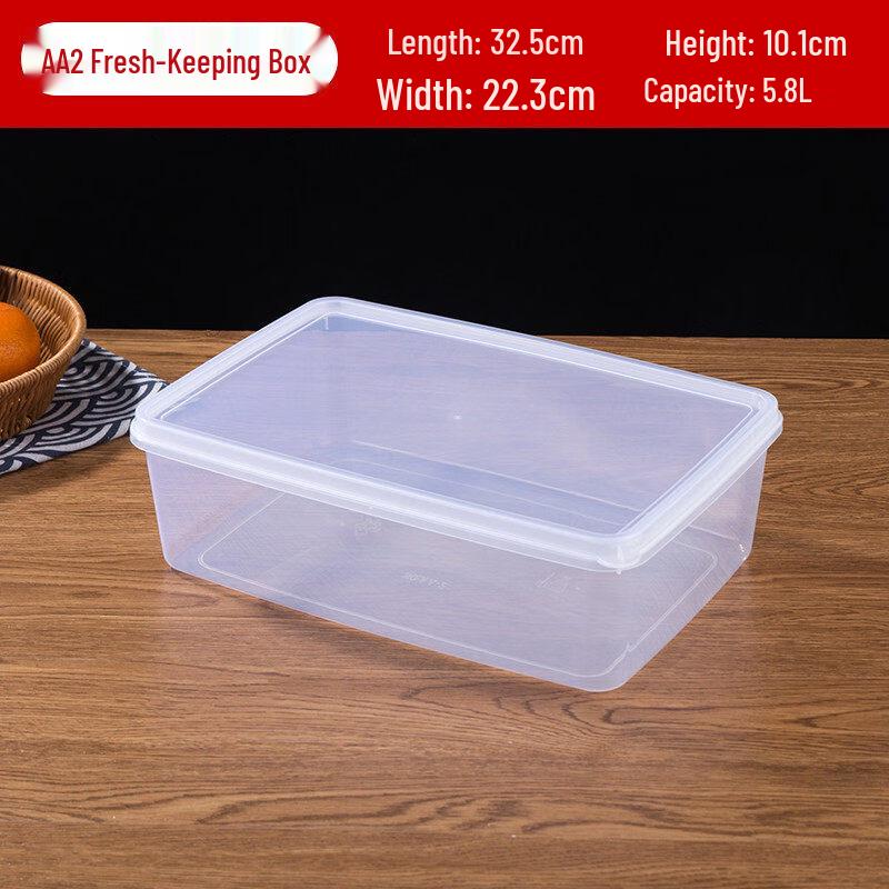 ZISIZ Rectangular Plastic Food Storage Container