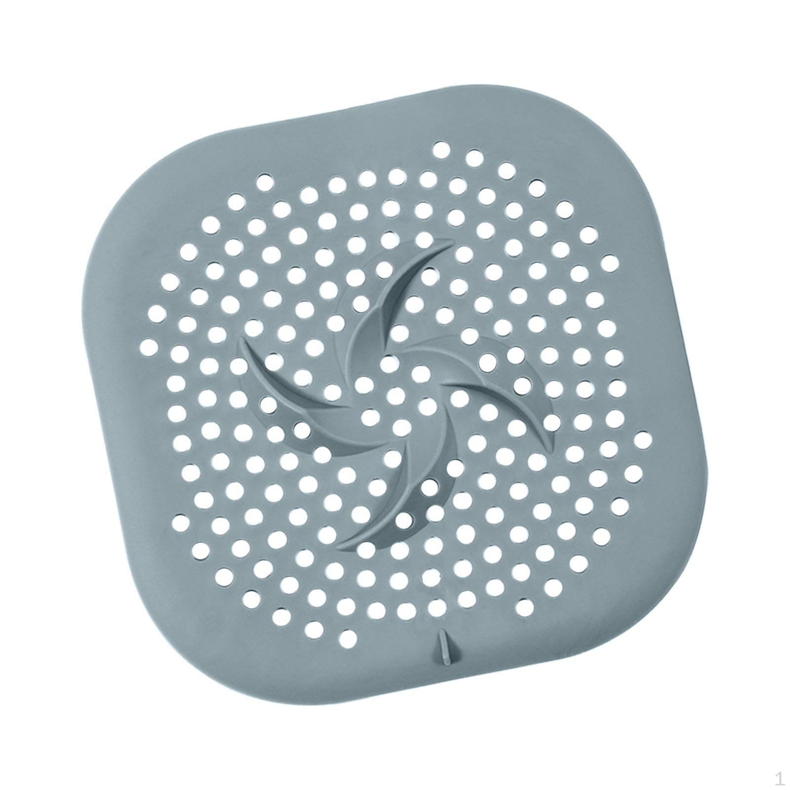 

Защитная крышка сливного отверстия 15x15 см Гибкая силиконовая заглушка для душа для раковины в ванной комнате зелёный