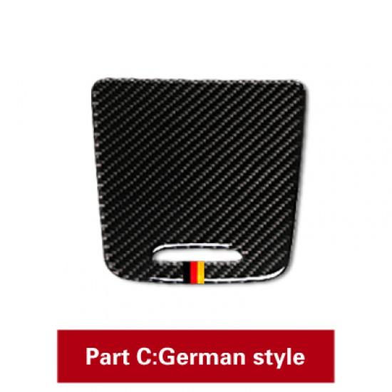 Carbon Fiber For Mercedes Benz W176 A Class CLA GLA Center Console Storage Box Panel Trim Cover Sticker Car Interior