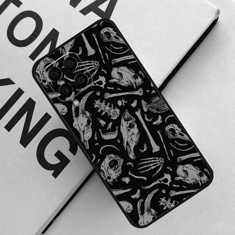 Bones Skeleton For Samsung Galaxy M35 M55 M14 M34 M54 M11 M21 M31 M13 M33 M53 M15 M12 M32 M52 M06 M16 Case