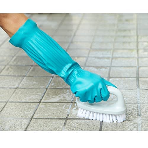 Dunlop Home Products Cooking Gloves, Medium Weight, Fleece Lining, CR Coat Long, Stays In Place, Elbow Protection, Green, Pack of 10