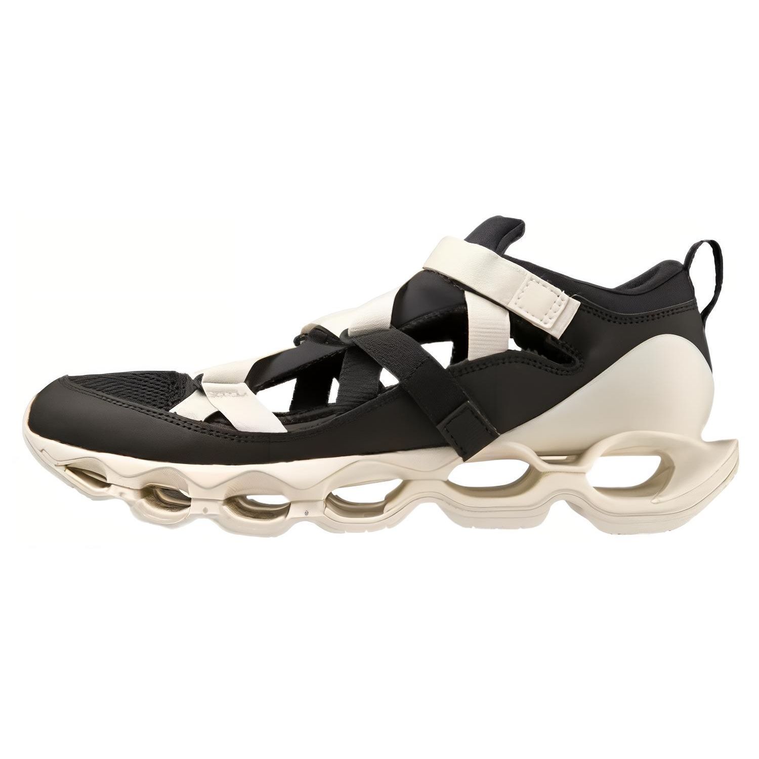 Кроссовки Mizuno Wave Prophecy Strap Черно-белые Унисекс D1GA225101 40