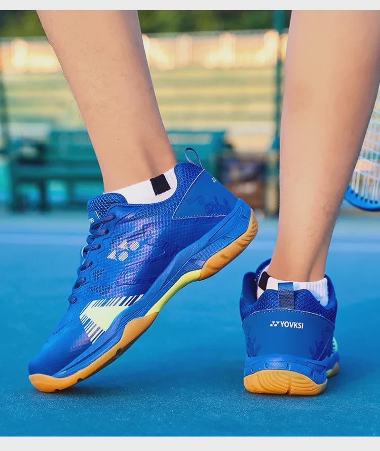 New Cross-Border Badminton Shoes with Cow Tendon Soles, Training Tennis Shoes, Sports Footwear, Student Soccer Shoes