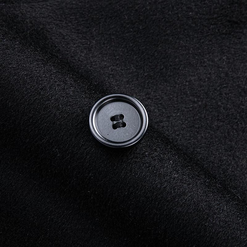 FAPAI Men's 70% Merino Wool Long Overcoat