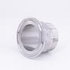 1/2" 3/4" 1" 1-1/4" 1-1/2" 2" BSPT Male 1.5" 2" 2.5" Tri Clamp Hex Nut Coupler SUS304 Stainless Sanitary Connector Homebrew
