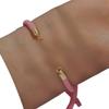 Adjustable Milan Style Colorful Bracelet - Red Rope, Handcrafted DIY Design