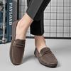 Men's Casual Leather Shoes Lightweight Loafers Moccasins Slip on Comfortable Driving Shoe