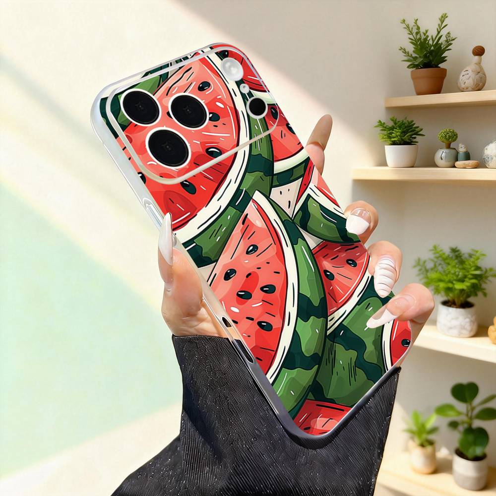 

Watermelon Cute For iPhone 11,12,13,14,15,16,17,Pro,Max,Plus,Mini,SE4,E Phone Case With Magsafe Wireless iPhone17promax