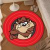 Tazmanian dog Breaks Through Round mat, Anti-slip Circle Carpet Chair rug For livingroom,Bedroom, doormat home decor Gift Christmas Gifts