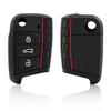 Silicone Car Key Case Cover For Vw Golf 7 Gti Polo T-Cross T-Roc Touran Tiguan Skoda Octavia Rapid Kodiaq Fabia Seat Ibiza Leon