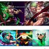 Muay Thai Kickboxing Boxing MMA Pirate Onepiece Luffy Zoro Straw Hat Cartoon Japan Shorts Unisex Workout Quick Dry Print Elastic Waist Training