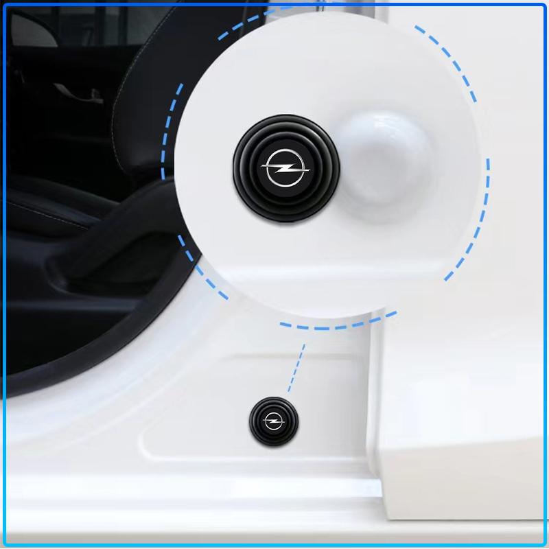 Car Silicone Door Shock Stickers Absorber Soundproof Buffer Pier Car Accessories For Opel crosa d astra h astra j zafira b mokkaastra vivaro astra g