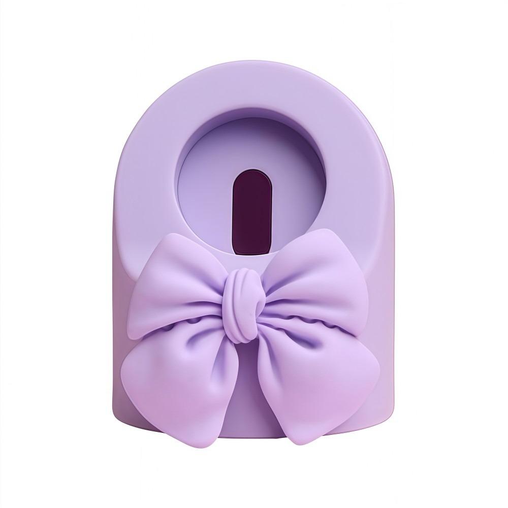 

Bow Smart Watch Charger Stand Silicone Watch Desktop Stand for Apple Watch Watch Storage фіолетовий