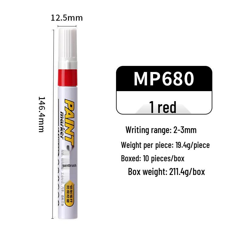 Marcatore Impermeabile a Base d'Olio ad Alta Capacità per Graffiti, Ritocchi e Firme - Pennarello Pittura a Punta Spessa Resistente allo Sbiadimento