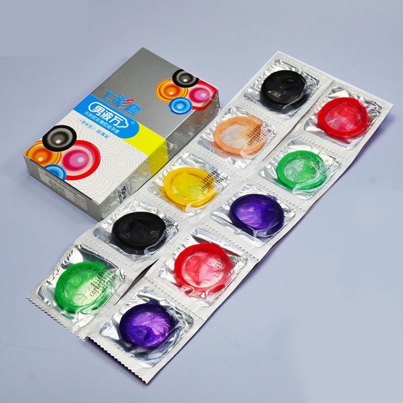 30 buc/lot Prezervative colorate Prezervative din latex Produse sexuale Jucării sexuale pentru bărbați