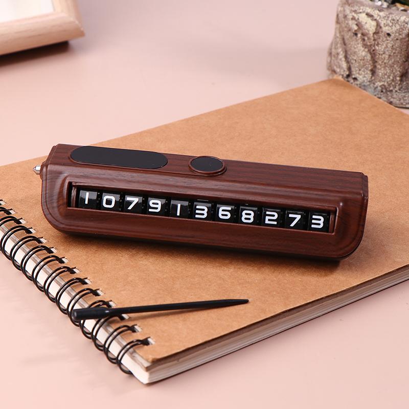 Temporary Parking Permit Car Phone Number Plate Lady Style Free Shipping Automobile Parts And Accessories