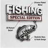 Metal Fishing Emblem Fishing Vehicle Emblem Fishing Themed Auto Badge  Vehicle Accessories