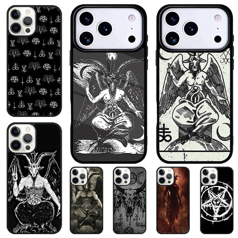 Devil Satan Phone Case for iPhone 17 Air 16 15 11 12 14 13 Pro Max Shockproof Cover