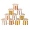 14k Color-Preserving Gold-Copper Wire: DIY Soft Wire for Wrapping, Weaving, and Beading