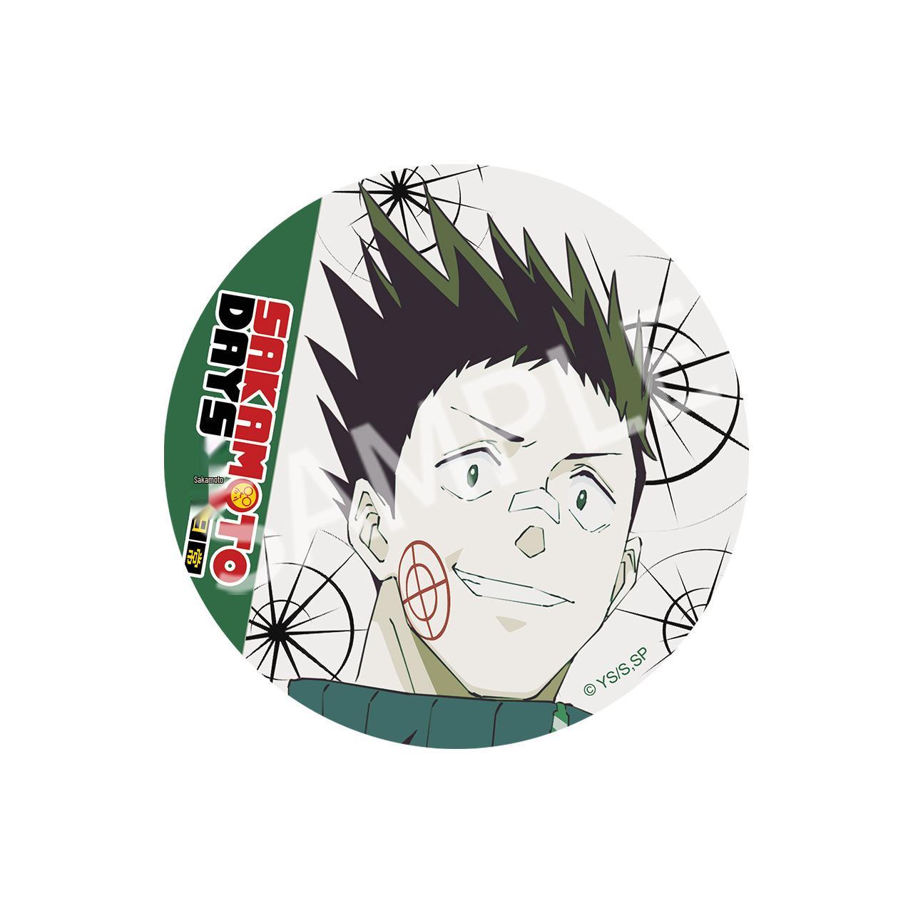 

В наличии Официальные значки персонажей Sakamoto Nichijou - Аниме-мерчендайз с Сакамото Таро Дайбуцу. 65mm