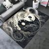 3D Printed Dragon Design Area Rug Anti-Slip Carpet for Living Room Bedroom Office Durable Washable Floor Mat Home Decor
